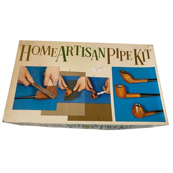 Vintage 1960s Home Artisan Pipe Kit Diy Art Crafts Project Collectible Nostalgia - Picture 1 of 14